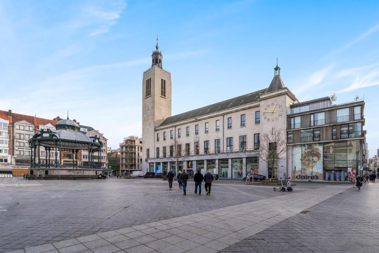Ruim En Warm Appartement In De Winkelstraat Van Oostende Dış mekan fotoğraf